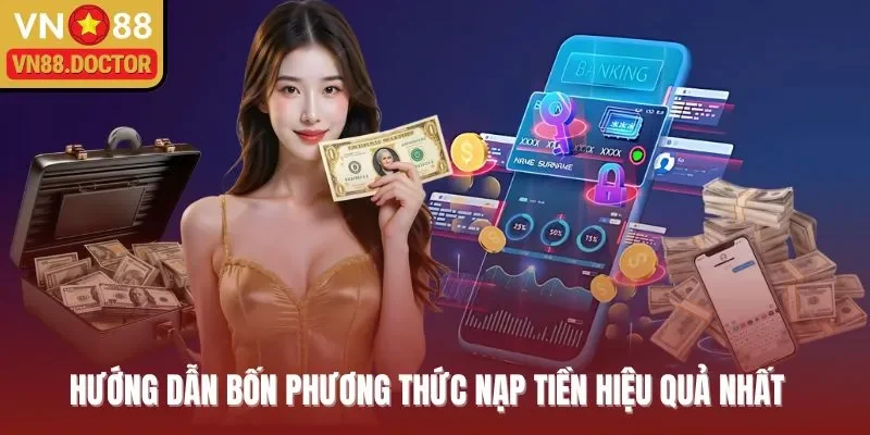 Hướng dẫn bốn phương thức nạp tiền hiệu quả nhất